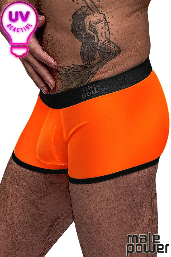 Neon Mesh mini shorts