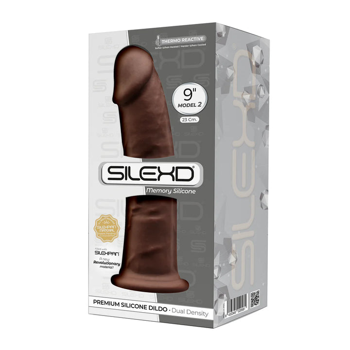 Silexd 9" Model 2 - Premium Thermoreactive Silicone Memory Dildo