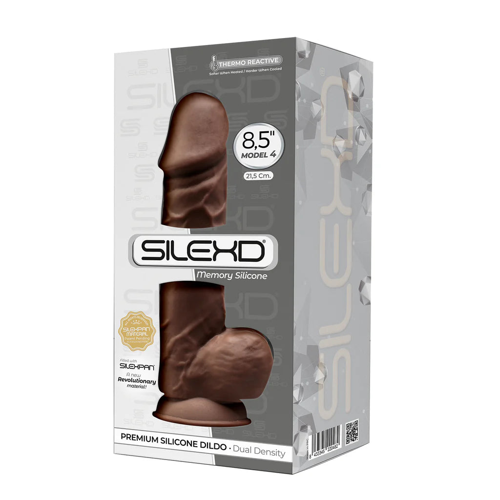 Silexd 8.5" Model 4 - Thermoreactive Premium Memory Silicone Dildo