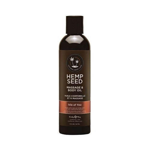 Hemp Seed Massage Oil 8oz