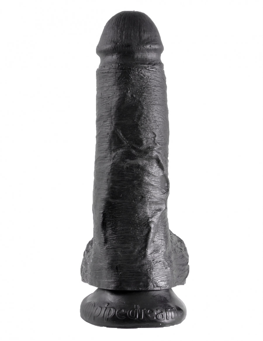 King Cock - 8" dildo avec testicules