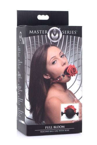 Silicone Gag with Rose