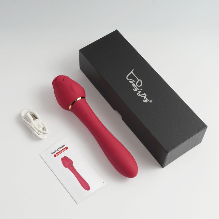 Pink Wand vibrator with suction