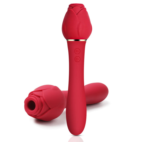 Vibromasseur Rose Wand Rose Rouge
