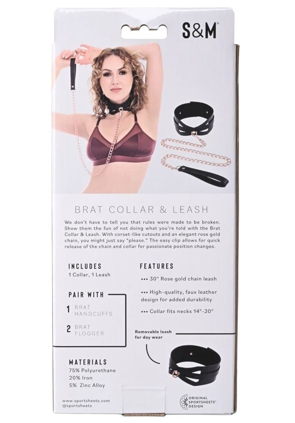 Sportsheets - Brat Collar and Leash