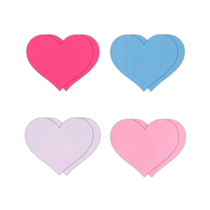 NS - Pretty Pasties - Heart II - 4 Pair assorted