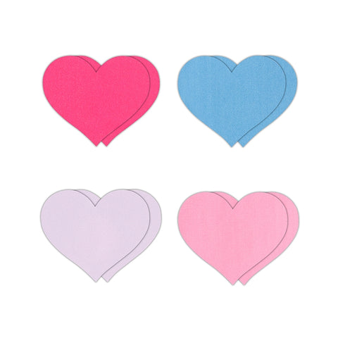 NS - Pretty Pasties - Heart II - Assorted - 4 Pair