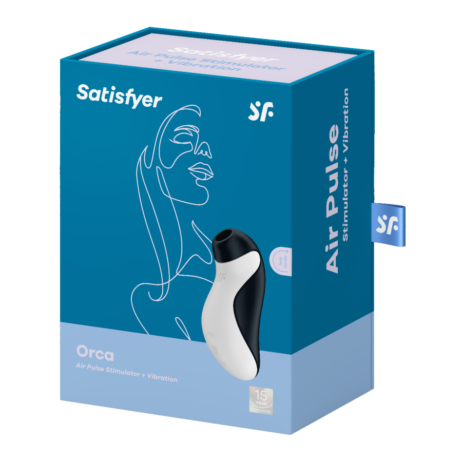 Satisfyer Orca Black and White