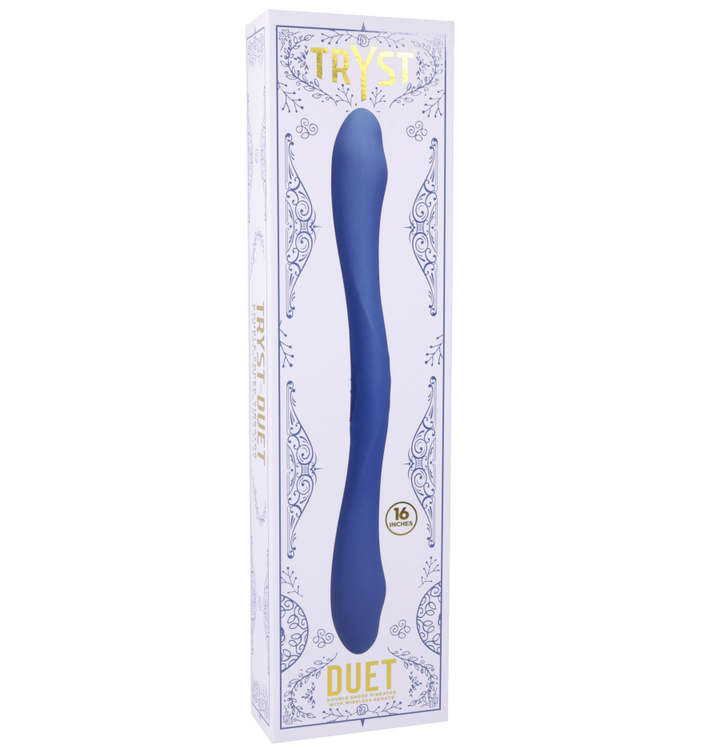 Tryst - Vibromasseur double extrémité avec télécommande sans fil