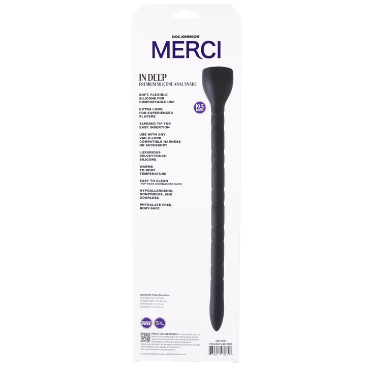 Merci - Serpent Anal en Silicone Premium 19.5 ″