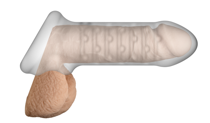 Thank You - Slim Extension with Strap for Frosted Testicles