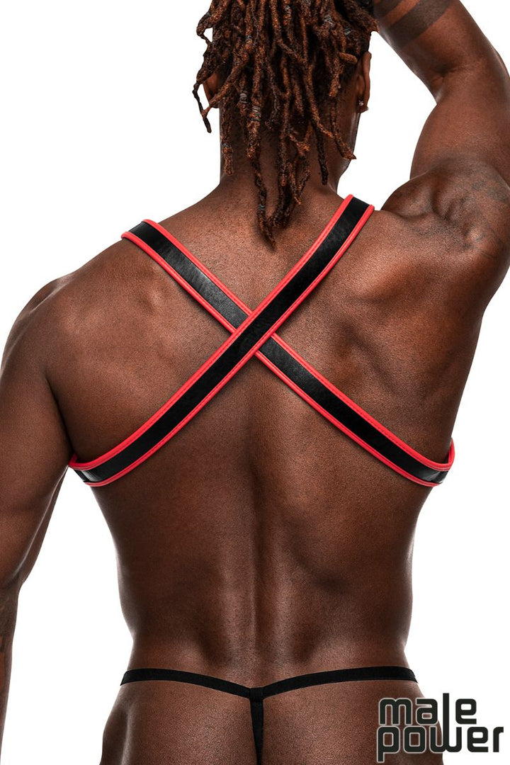 Chest Harness - Red &amp; Black