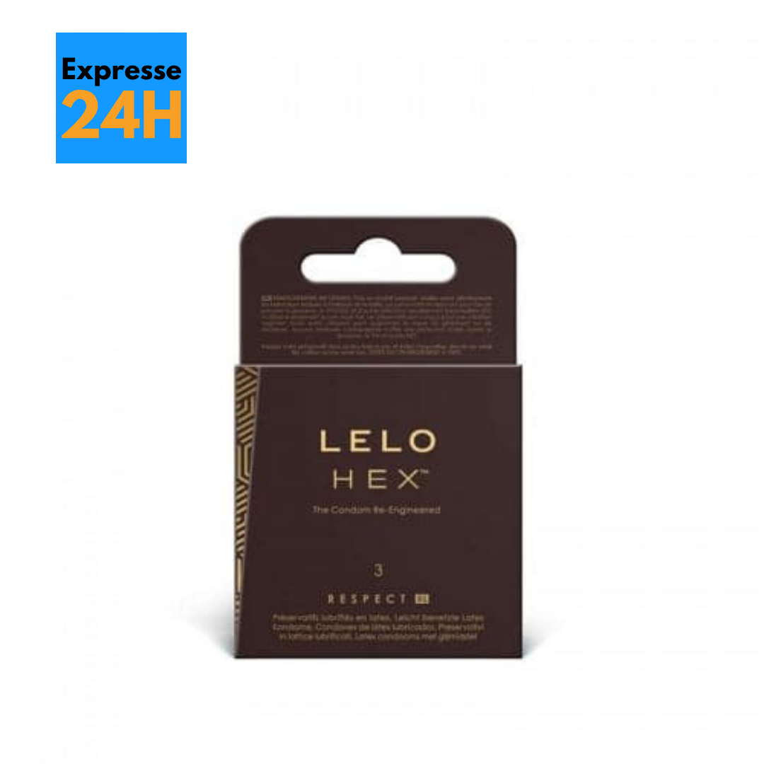 Lelo - HEX Respect XL Condoms, 3 Pack