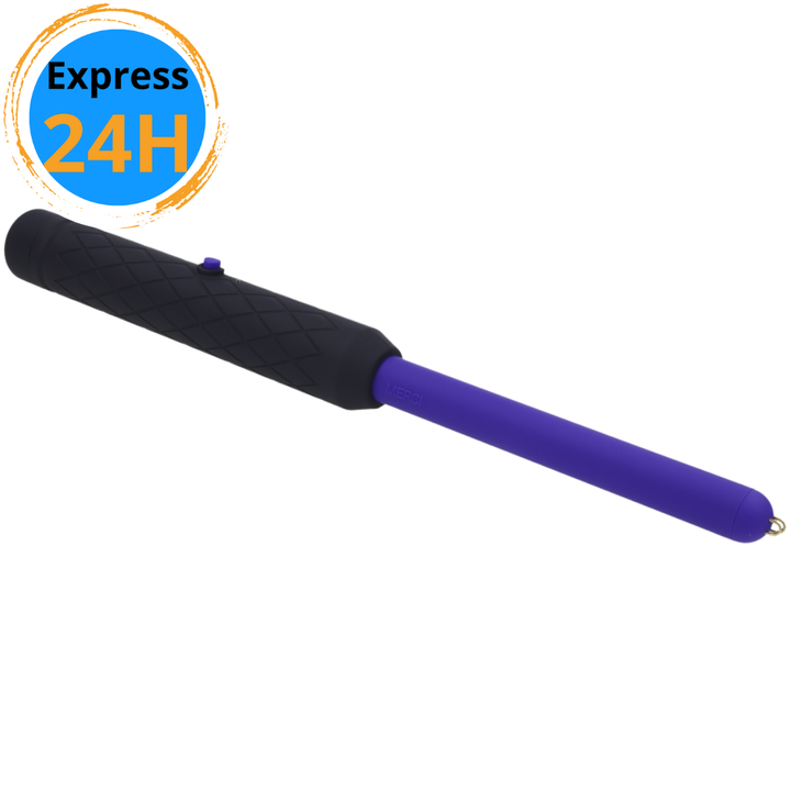 Black/Purple Electro-Stimulating Wand