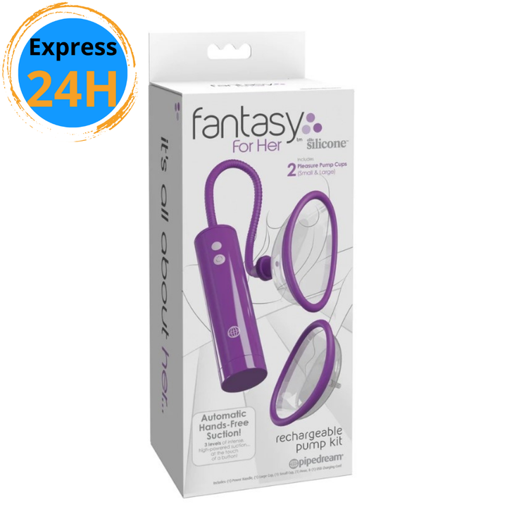 Fantasy For Her Pleasure Pump Kit rechargeable