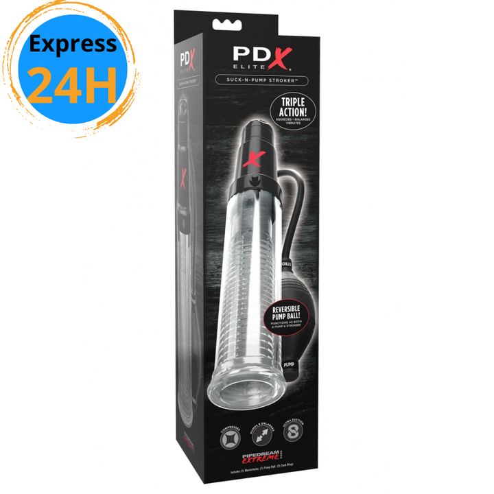 PDX Elite Suck-N-Pump Stroker 