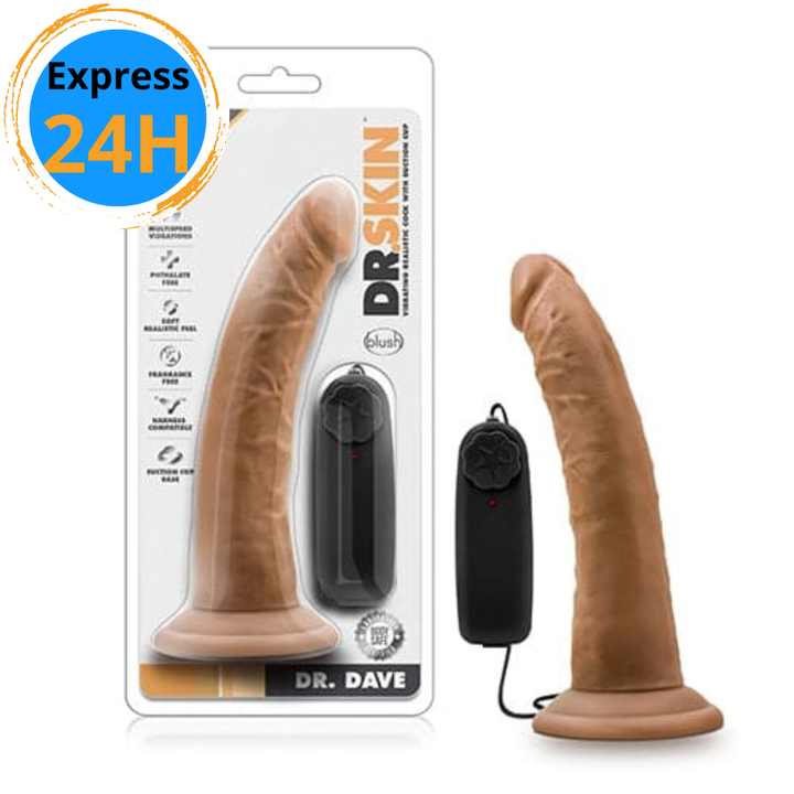 Dr. Dave - 7 Inch Vibrator with Suction Cup