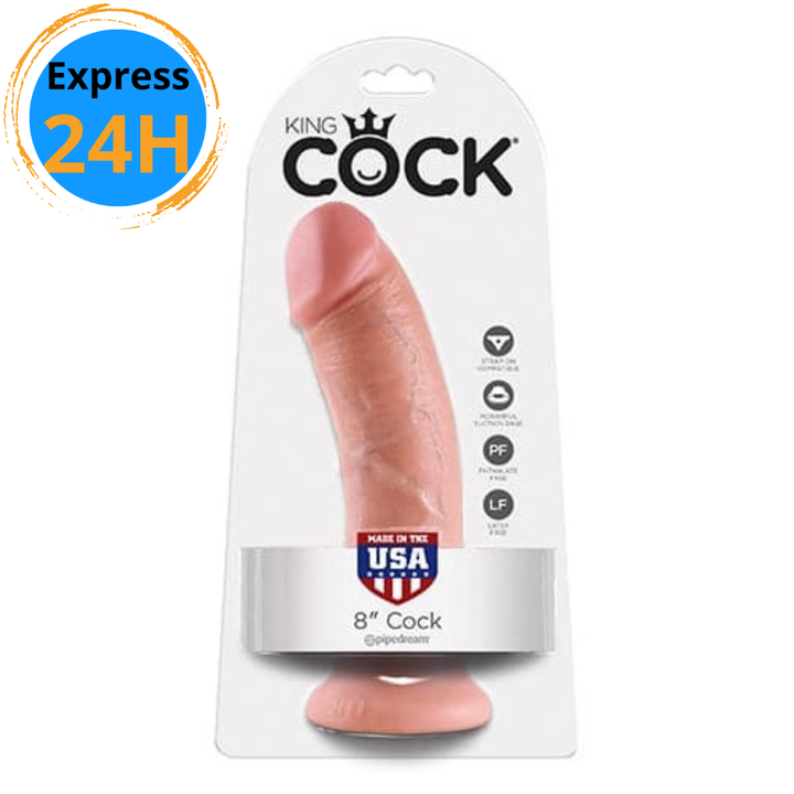 King Cock - 8" dildo 