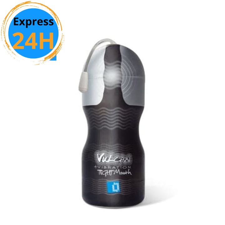 Vulcan Love Skin® Masturbatrice bouche  + Vibrateur