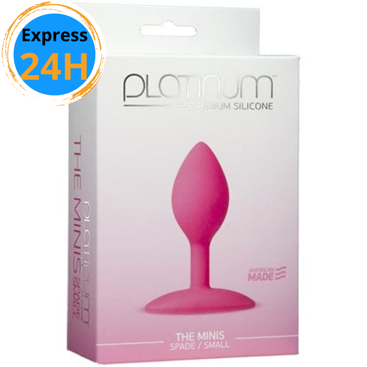 Platinum Premium Silicone The Mini`s Pink Spade - Small