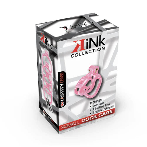 Série Kink Chastity : Cage de Chasteté Verrouillable Très Petite Rose