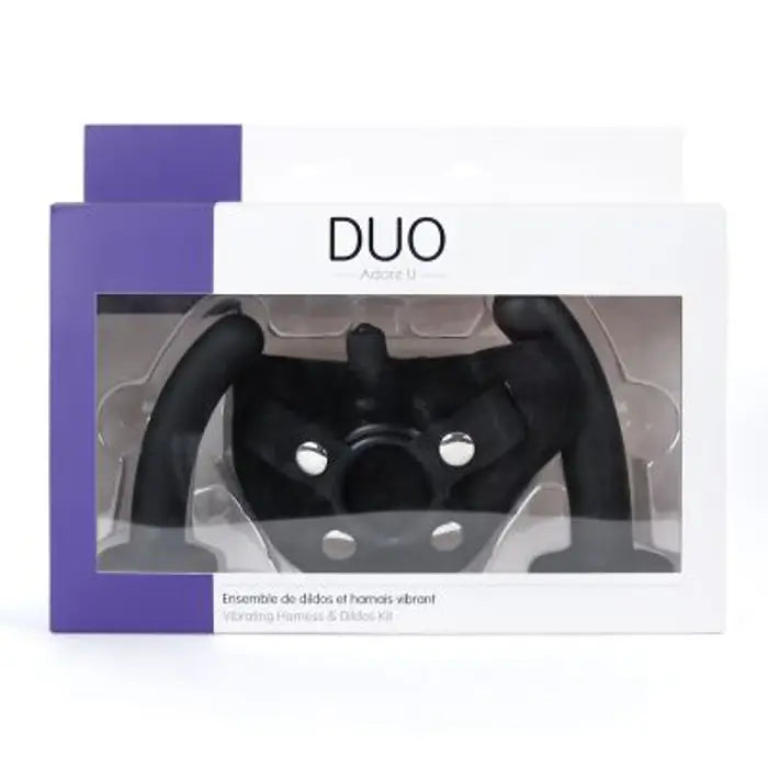 Adore U - DUO - Ensemble de dildos, harnais et petit vibrateur