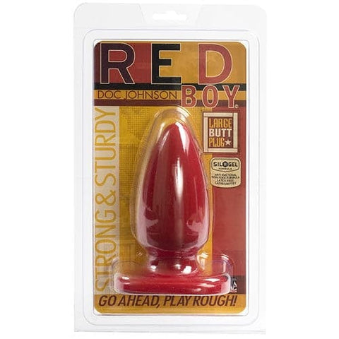 Red Boy Line Large Butt Plug
