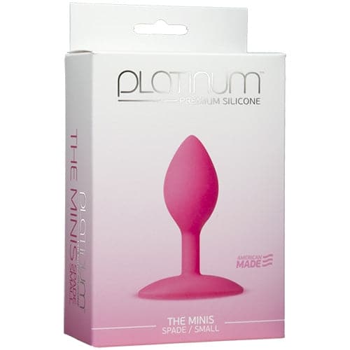 Platinum Premium Silicone The Mini`s Pink Spade - Small
