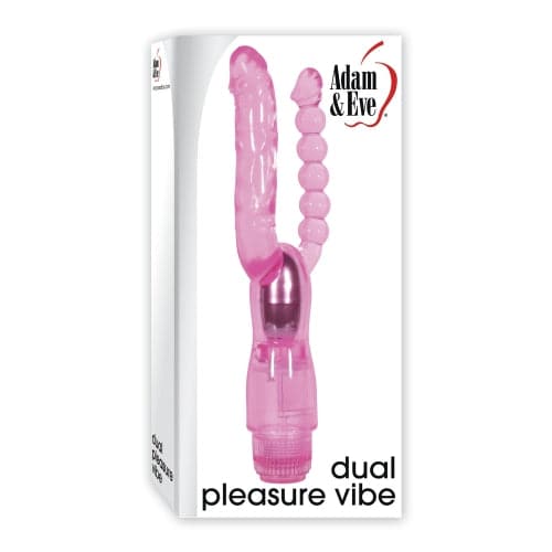 Adam &amp; Eve Double Pleasure Vibrator Pink