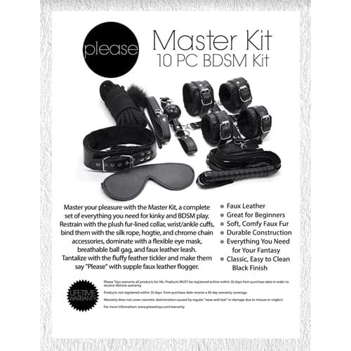 Please - Master - 10 PC BDSM Kit