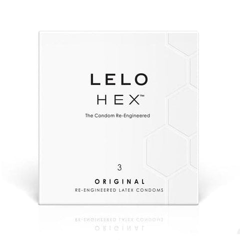 Lelo - Lot de 3 préservatifs hexagonaux originaux