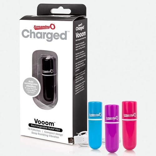 Screaming O - Charged Vooom Bullet rechargeable - noir
