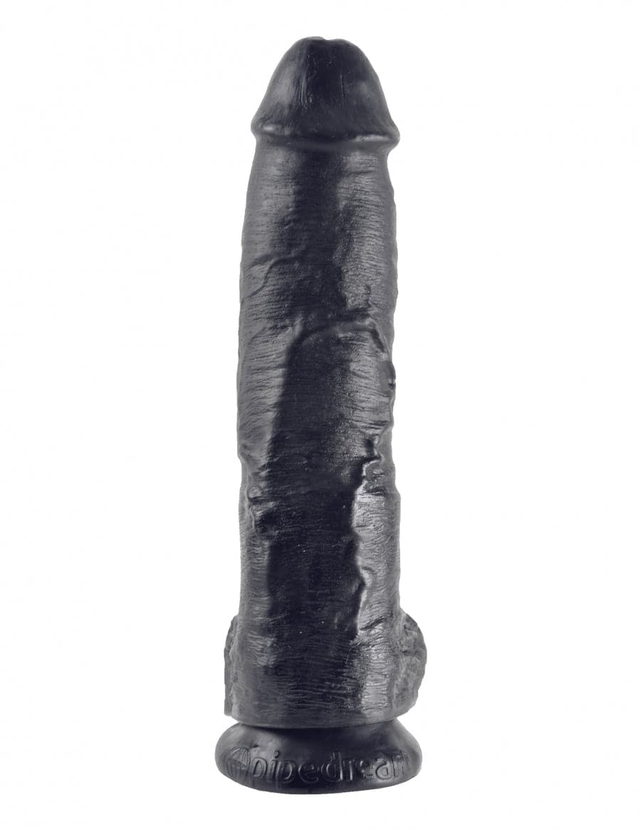 King Cock 10" dildo with testicles 