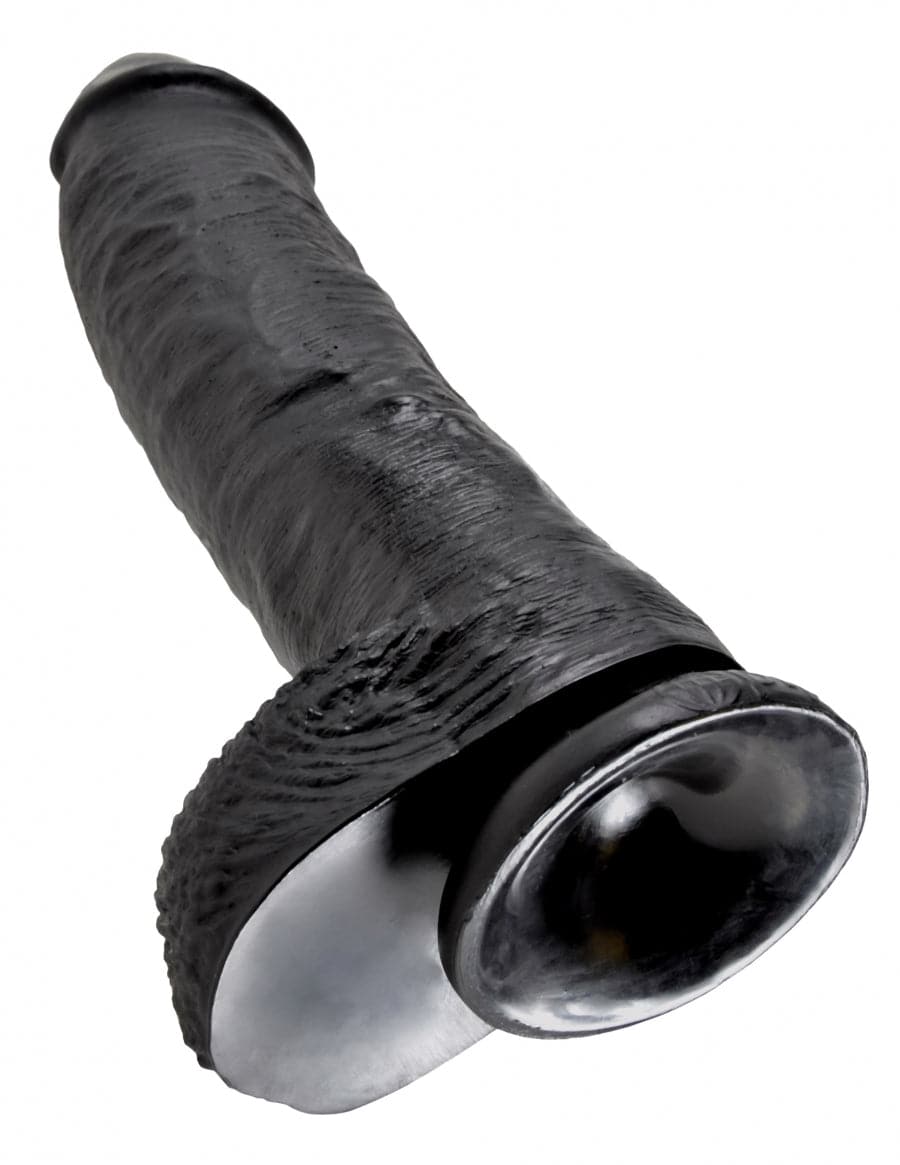 King Cock 10" dildo with testicles 