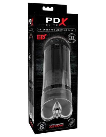 Pompe Vibrante PDX Elite Extender Pro - Transparent/Noir