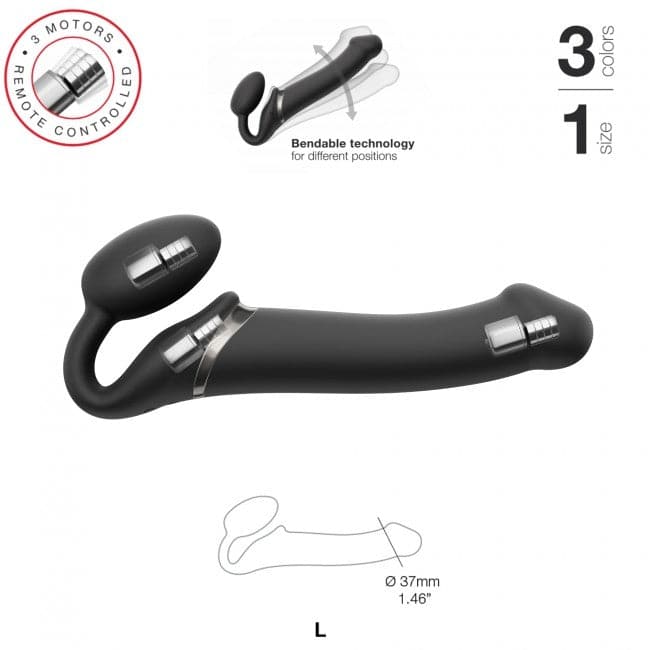 StrapOnMe Strap On Vibrating without Harness L