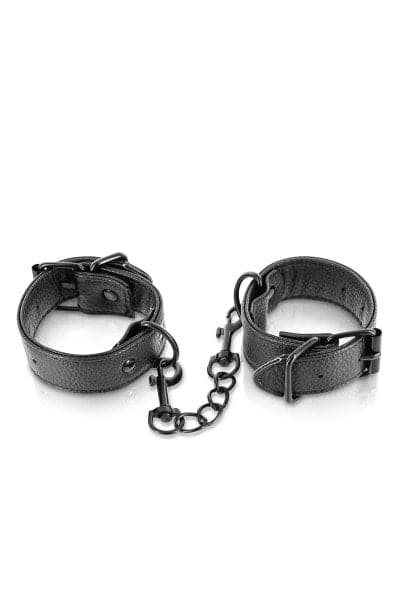 Adjustable Faux Leather Handcuffs