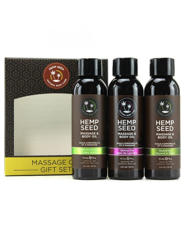 Hemp Seed 3 Massage Oil Gift Set