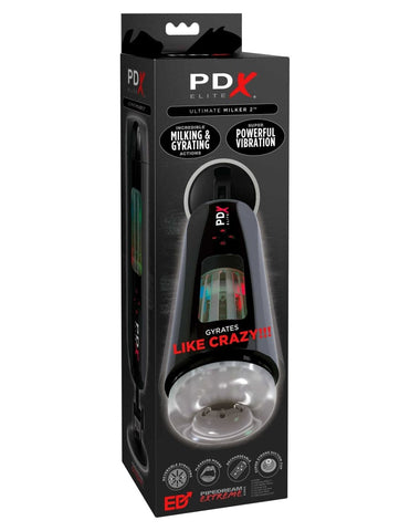 PDX Elite Ultimate Milker 2 - Noir/Transparent