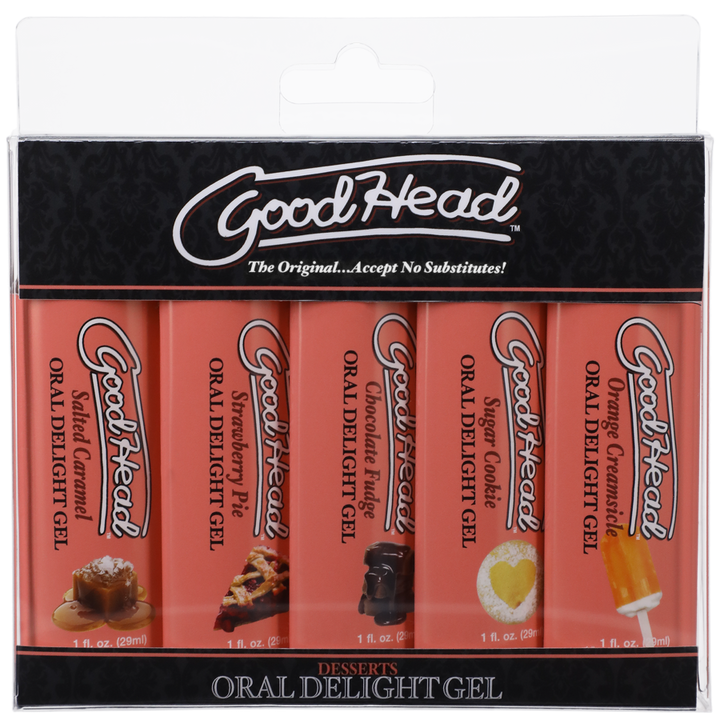 GoodHead - Oral Delight Gel - paquet de 5