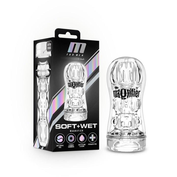 M for Men - Soft and Wet - Magnifier - Clear