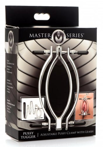 Master Series Pussy Tugger Adjustable Pussy Clamp with Leash