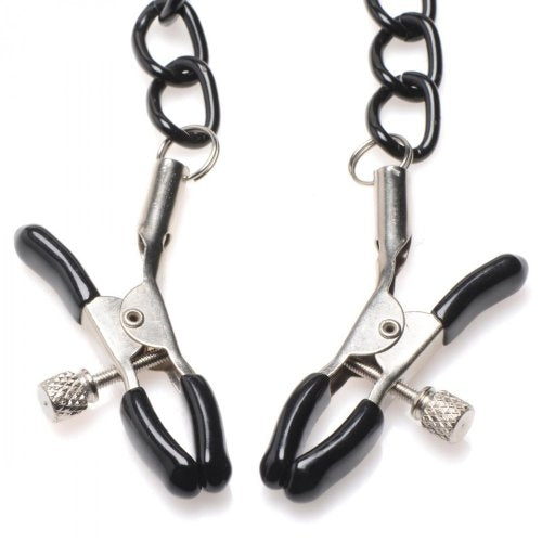Master Series Collection Temptress Necklace with Nipple Clamps