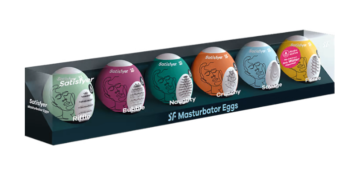 Ensemble de 6 Masturbateurs Satisfyer Egg - Assortiment