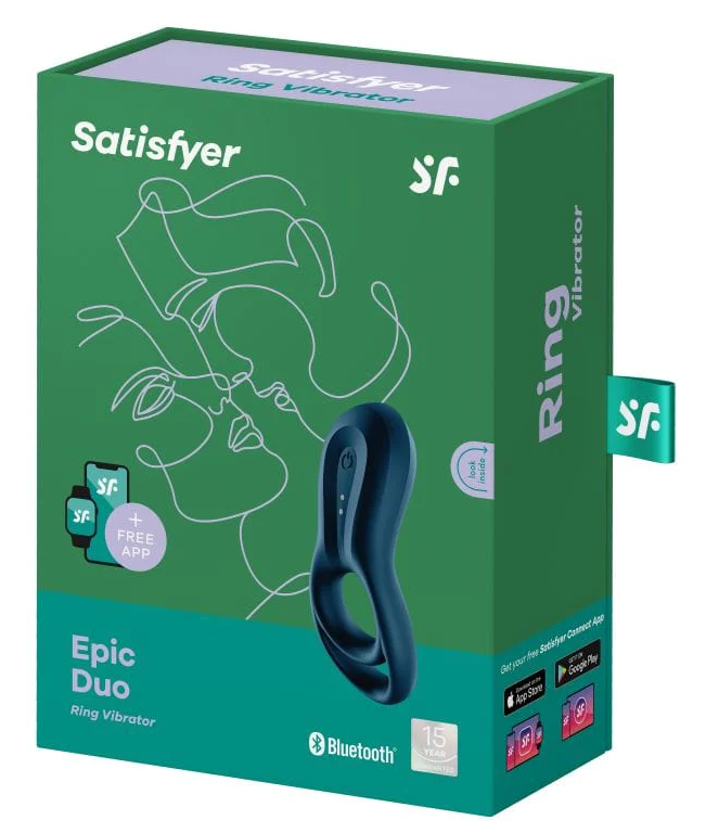 Satisfyer Epic Duo Bleu Marin