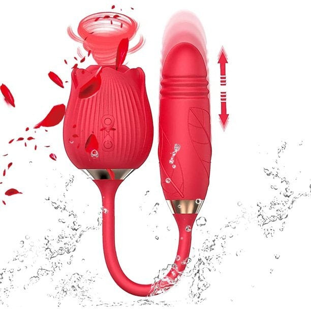 2 in 1 Pink Vibrator